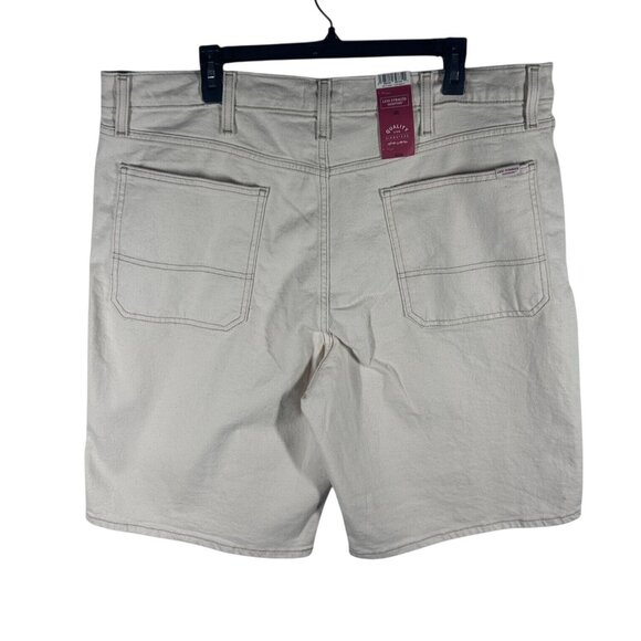 Levi Strauss Double Front Utility Shorts Men's Size 40 Beige NEW - Picture 2 of 8